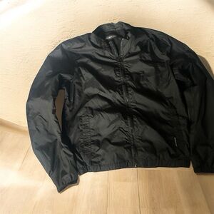 Members Only Classic Black Windbreaker